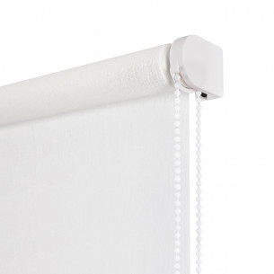 Tenda a rullo filtrante bianco texture - LIGHT su misura